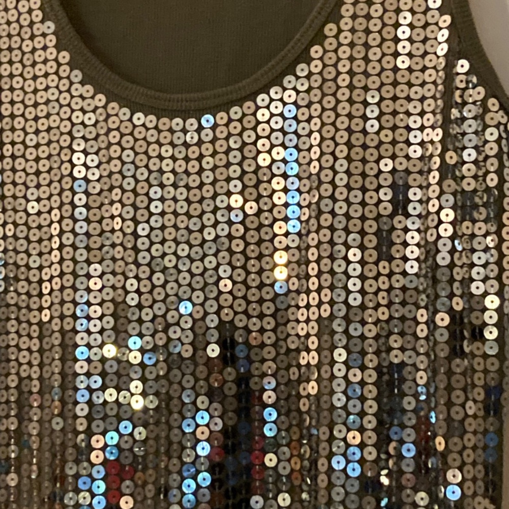 3 pck Sequin tops sz Medium - Picture 7 of 8